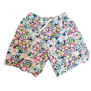 Chubbies Men’s Tropical Floral Print Swim Trunks Size Small
